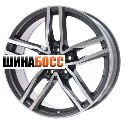 Колесные диски Alutec Ikenu 6,5x16 4x100 ET46 D54,1 Graphite front polished