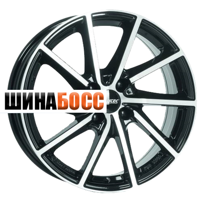 Колесные диски Alutec Singa 6,5x16 5x114,3 ET40 D66,1 Diamant black front polished