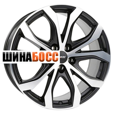 Колесные диски Alutec W10X 8x18 5x108 ET45 D70,1 Racing black front polished