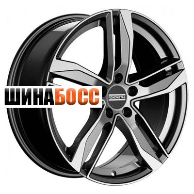 Колесные диски Fondmetal Hexis 8x18 5x112 ET29 D66,5 Gloss Black Machined