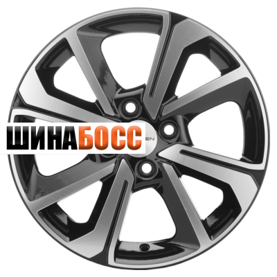 Колесные диски Khomen Wheels KHW1501 (Rio I) 6x15 4x100 ET48 D54,1 Black-FP