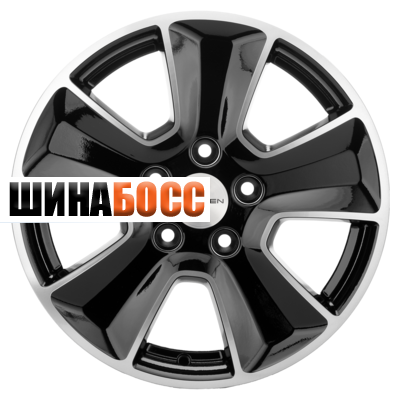 Колесные диски Khomen Wheels KHW1601 (Duster) 6,5x16 5x114,3 ET50 D66,1 Black-FP