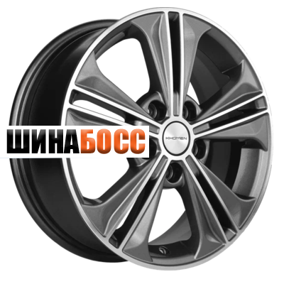 Колесные диски Khomen Wheels KHW1603 (Creta/Seltos) 6x16 5x114,3 ET43 D67,1 Gray-FP Seltos) Gray-FP