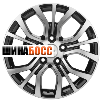 Колесные диски Khomen Wheels KHW1608 (Qashqai) 6,5x16 5x114,3 ET40 D66,1 Black-FP