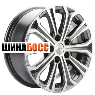 Колесные диски Khomen Wheels KHW1610 (Optima) 6,5x16 5x114,3 ET41 D67,1 Gray-FP