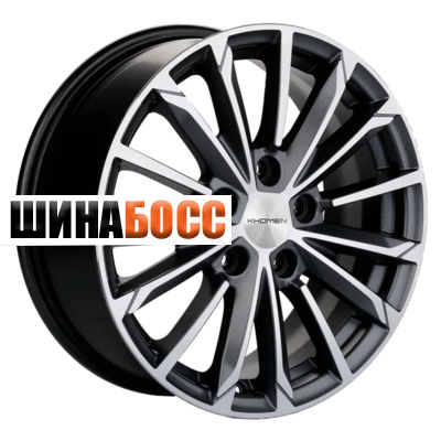 Колесные диски Khomen Wheels KHW1611 (Duster/Terrano) 6,5x16 5x114,3 ET50 D66,1 Gray-FP Terrano) Gray-FP