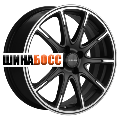 Колесные диски Khomen Wheels KHW1707 (Lada Granta) 6,5x17 4x98 ET38 D58,6 Black-FP matt