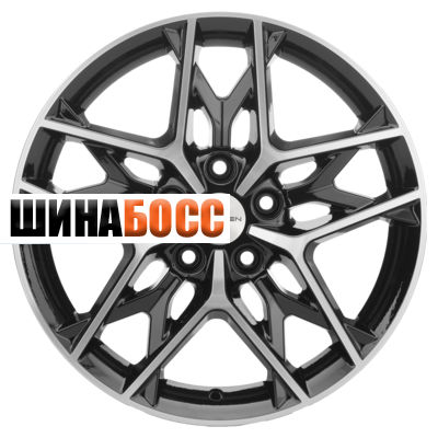 Колесные диски Khomen Wheels KHW1709 (Changan/Geely/Lexus/Toyota) 7x17 5x114,3 ET45 D60,1 Black-FP Geely