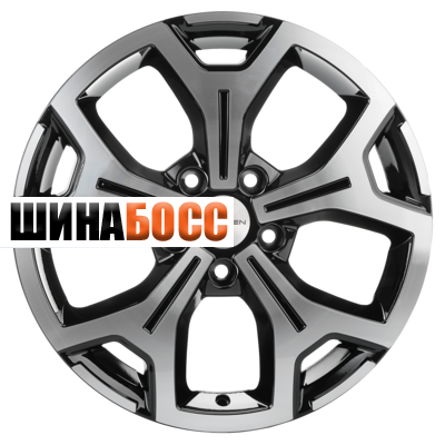 Колесные диски Khomen Wheels KHW1710 (Ceed) 6,5x17 5x114,3 ET50 D67,1 Black-FP