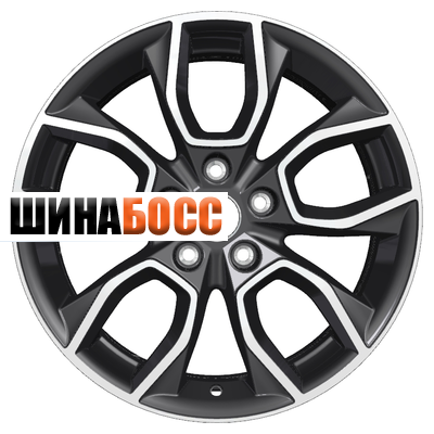 Колесные диски Khomen Wheels KHW1713 (CX-5/i40/X-Trail) 7x17 5x114,3 ET45 D67,1 Black-FP i40