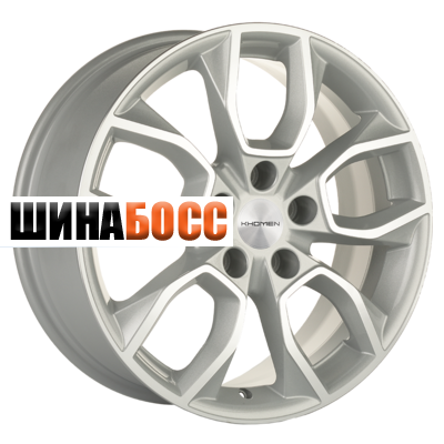 Колесные диски Khomen Wheels KHW1713 (CX-5/i40/X-Trail) 7x17 5x114,3 ET45 D67,1 F-Silver-FP i40