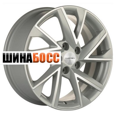 Колесные диски Khomen Wheels KHW1714 (Audi A4) 7x17 5x112 ET49 D66,6 F-Silver-FP