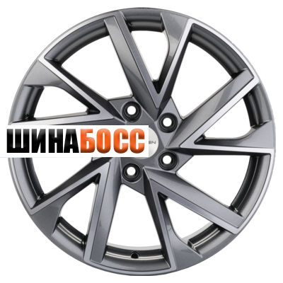 Колесные диски Khomen Wheels KHW1714 (Audi A4) 7x17 5x112 ET49 D66,6 Gray-FP