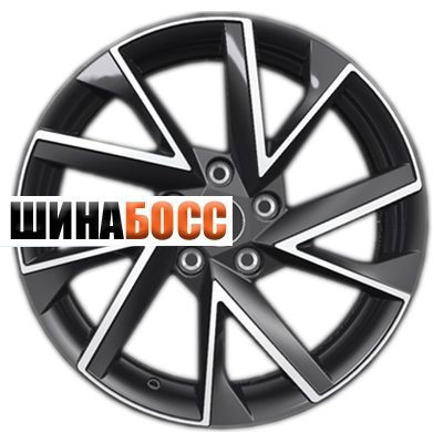 Колесные диски Khomen Wheels KHW1714 (CX-5/i40/X-Trail) 7x17 5x114,3 ET45 D67,1 Black-FP i40