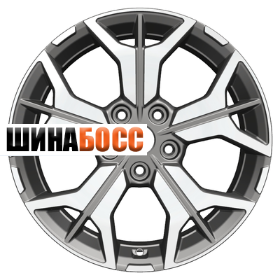 Колесные диски Khomen Wheels KHW1715 (Changan/Geely/Lexus/Toyota) 7x17 5x114,3 ET45 D60,1 Gray-FP Geely