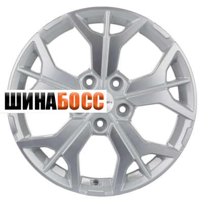 Колесные диски Khomen Wheels KHW1715 (RAV4) 7x17 5x114,3 ET39 D60,1 F-Silver-FP