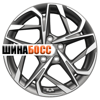 Колесные диски Khomen Wheels KHW1716 (Changan/Geely/Lexus/Toyota) 7x17 5x114,3 ET45 D60,1 Gray-FP Geely