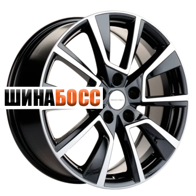 Колесные диски Khomen Wheels KHW1802 (Dargo/Jolion) 7x18 5x114,3 ET37 D66,5 Black-FP Jolion) Black-FP