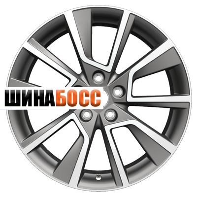 Колесные диски Khomen Wheels KHW1802 (Outlander) 7x18 5x114,3 ET38 D67,1 Gray-FP