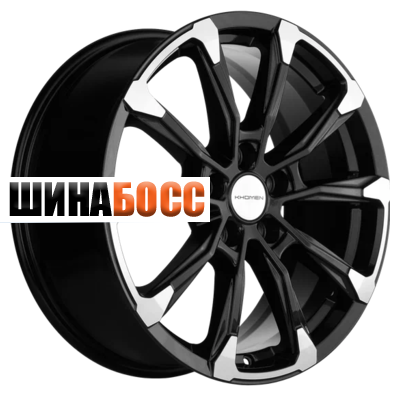 Колесные диски Khomen Wheels KHW1808 (Exeed TXL) 7,5x18 5x108 ET35 D65,1 Black-FP