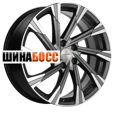 Колесные диски Khomen Wheels KHW1901 (Outlander) 7,5x19 5x114,3 ET38 D67,1 Gray-FP