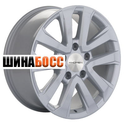 Колесные диски Khomen Wheels KHW2003 (LX570/LC100/LC200) 8,5x20 5x150 ET45 D110,1 F-Silver LC100