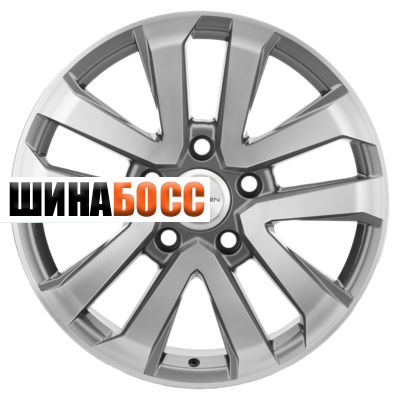 Колесные диски Khomen Wheels KHW2003 (LX570/LC100/LC200) 8,5x20 5x150 ET45 D110,1 Gray-FP LC100