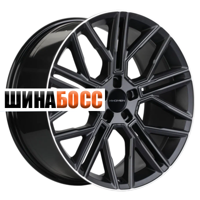 Колесные диски Khomen Wheels KHW2101 (Front) 9,5x21 5x112 ET37 D66,6 Black matt MR