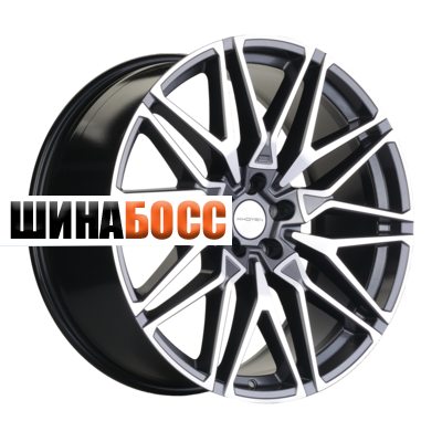 Колесные диски Khomen Wheels KHW2103 (X5/X6/X7доп.) 9,5x21 5x112 ET30 D66,6 Gray-FP X6