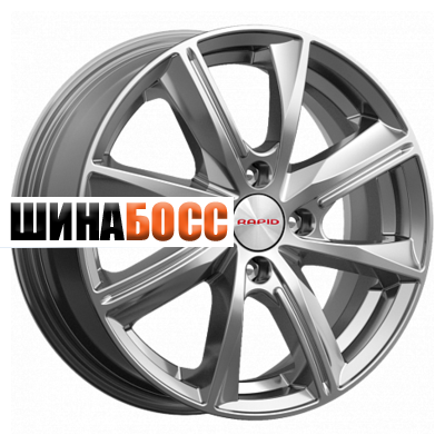 Колесные диски КиК Арнар-оригинал (КС890) 6x15 4x100 ET50 D60,1 Дарк платинум