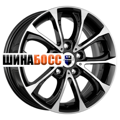 Колесные диски КиК Urals (КС732) 6,5x15 5x100 ET38 D67,1 Алмаз черный