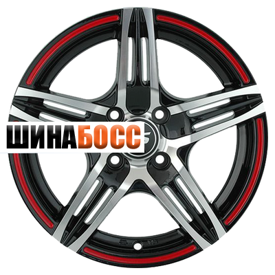 Колесные диски LS 189 7x16 5x114,3 ET40 D73,1 BKFRL