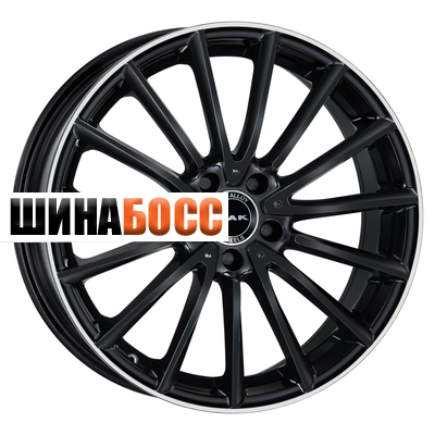 Колесные диски MAK Komet 7,5x17 5x112 ET45 D66,6 Gloss Black Mirror Ring