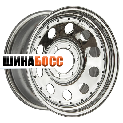 Колесные диски Off-Road Wheels Тойота Ниссан Mitsubishi L200 2005+ 8x16 6x139,7 ET30 D110 хромированный