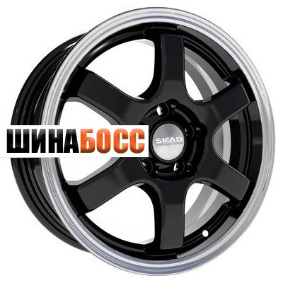 Колесные диски Skad Киото 6x15 4x100 ET40 D60,1 Антрацит-алмаз