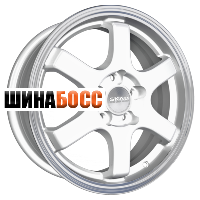 Колесные диски Skad Киото 6x15 4x100 ET45 D67,1 Алмаз белый