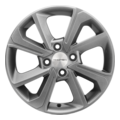 Диски Khomen Wheels KHW1501 (Rio II) 6x15 4x100 ET46 D54,1 G-Silver