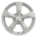 купить диски Khomen Wheels KHW1504 (Fabia) 6x15 5x100 ET43 D57,1 F-Silver