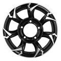 Автомобильные диски Khomen Wheels KHW1505 (Jimny) 5,5x15 5x139,7 ET5 D108,1 Black-FP