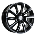 Диски Khomen Wheels KHW1507 (Polo) 6x15 5x100 ET40 D57,1 Black-FP