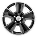 купить диски Khomen Wheels KHW1601 (Duster) 6,5x16 5x114,3 ET50 D66,1 Black-FP