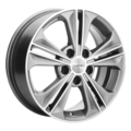 Автомобильные диски Khomen Wheels KHW1603 (Creta/Seltos) 6x16 5x114,3 ET43 D67,1 G-Silver-FP Seltos) G-Silver-FP