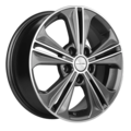 купить диски Khomen Wheels KHW1603 (Creta/Seltos) 6x16 5x114,3 ET43 D67,1 Gray-FP Seltos) Gray-FP