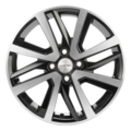 купить диски Khomen Wheels KHW1609 (Rio II/Solaris II) 6x16 4x100 ET46 D54,1 Black-FP Solaris II) Black-FP