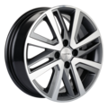 Автомобильные диски Khomen Wheels KHW1609 (Rio II/Solaris II) 6x16 4x100 ET46 D54,1 Gray-FP Solaris II) Gray-FP