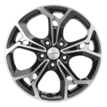 Диски Khomen Wheels KHW1702 (ASX) 7x17 5x114,3 ET46 D67,1 Black-FP