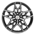 Диски Khomen Wheels KHW1709 (Octavia) 7x17 5x112 ET49 D57,1 Black-FP
