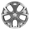 купить диски Khomen Wheels KHW1710 (Arkana/Kaptur) 6,5x17 5x114,3 ET50 D66,1 Gray-FP Kaptur) Gray-FP