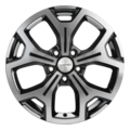 Диски Khomen Wheels KHW1710 (Ceed) 6,5x17 5x114,3 ET50 D67,1 Black-FP