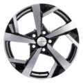 купить диски Khomen Wheels KHW1712 (A4) 7x17 5x112 ET46 D66,6 Black-FP